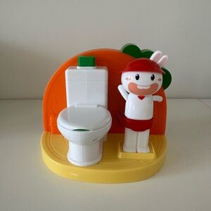 Colorful Toy Set with Toilet and Character